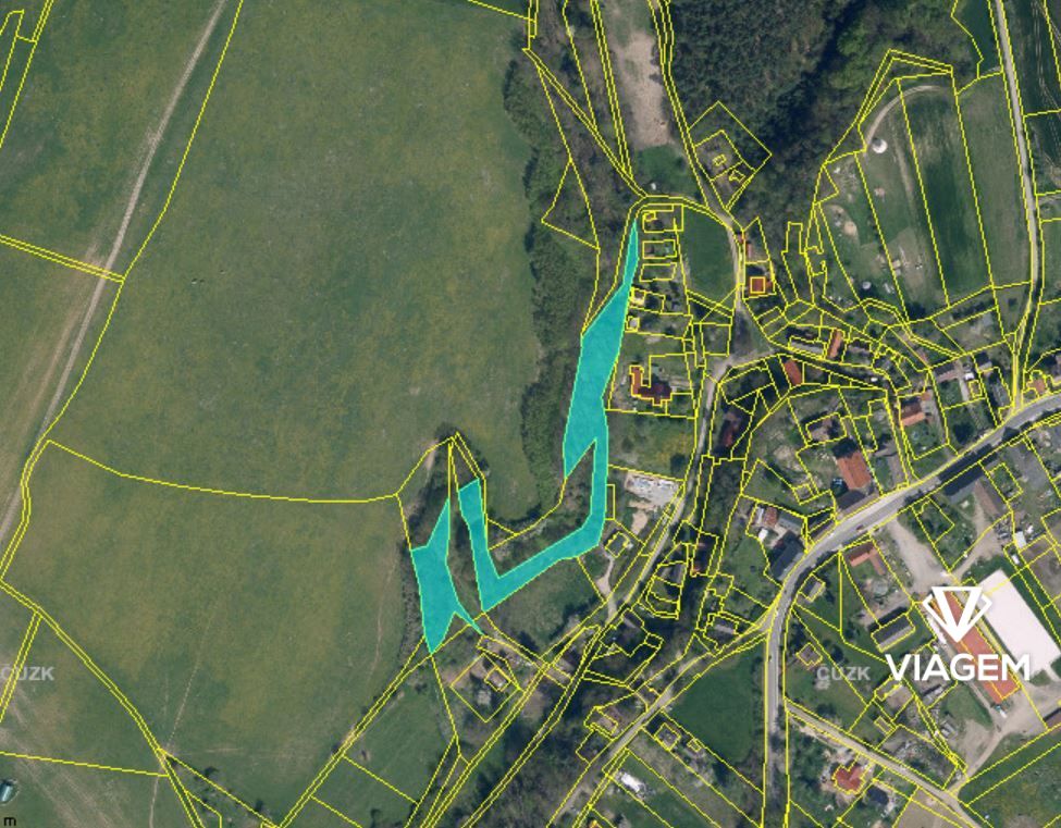 Les 5 802 m², Podíl 35 % o výměře 2 044 m² - 2
