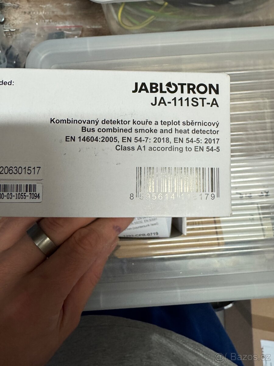 Jablotron JA-111ST-A – sběrnicový detektor kouře a teploty - 2