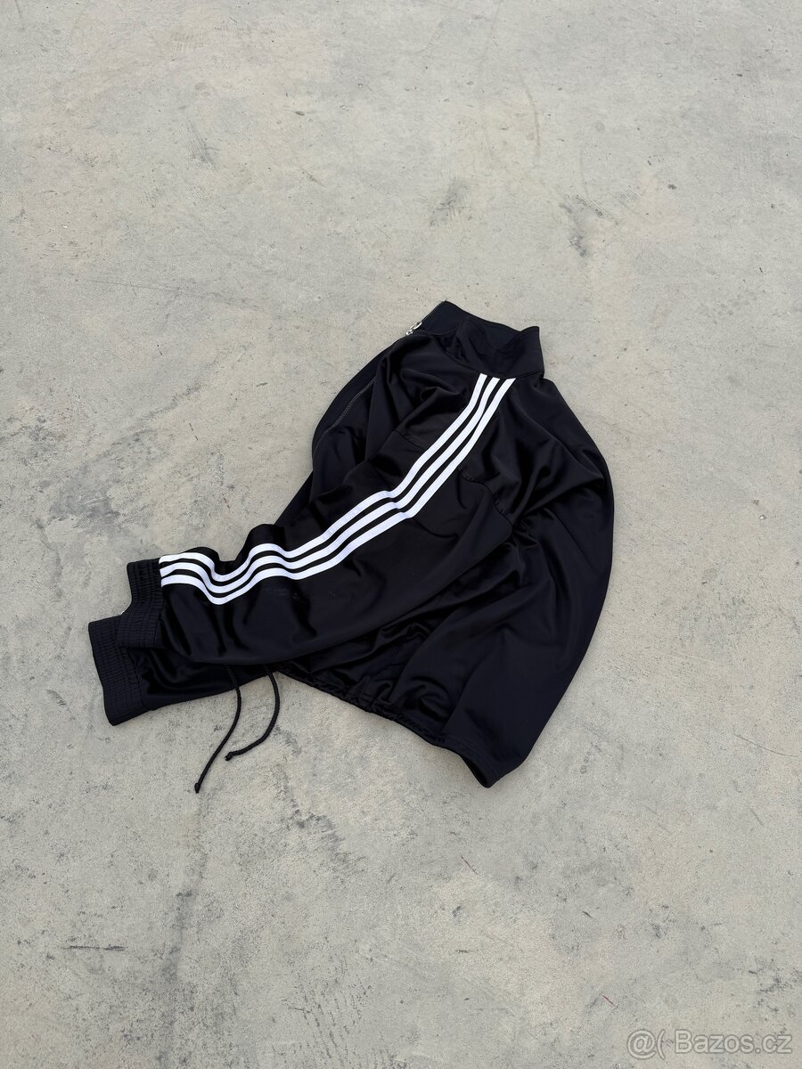 Adidas track jacket – černá | 3 stripes |mikina na zip - 2