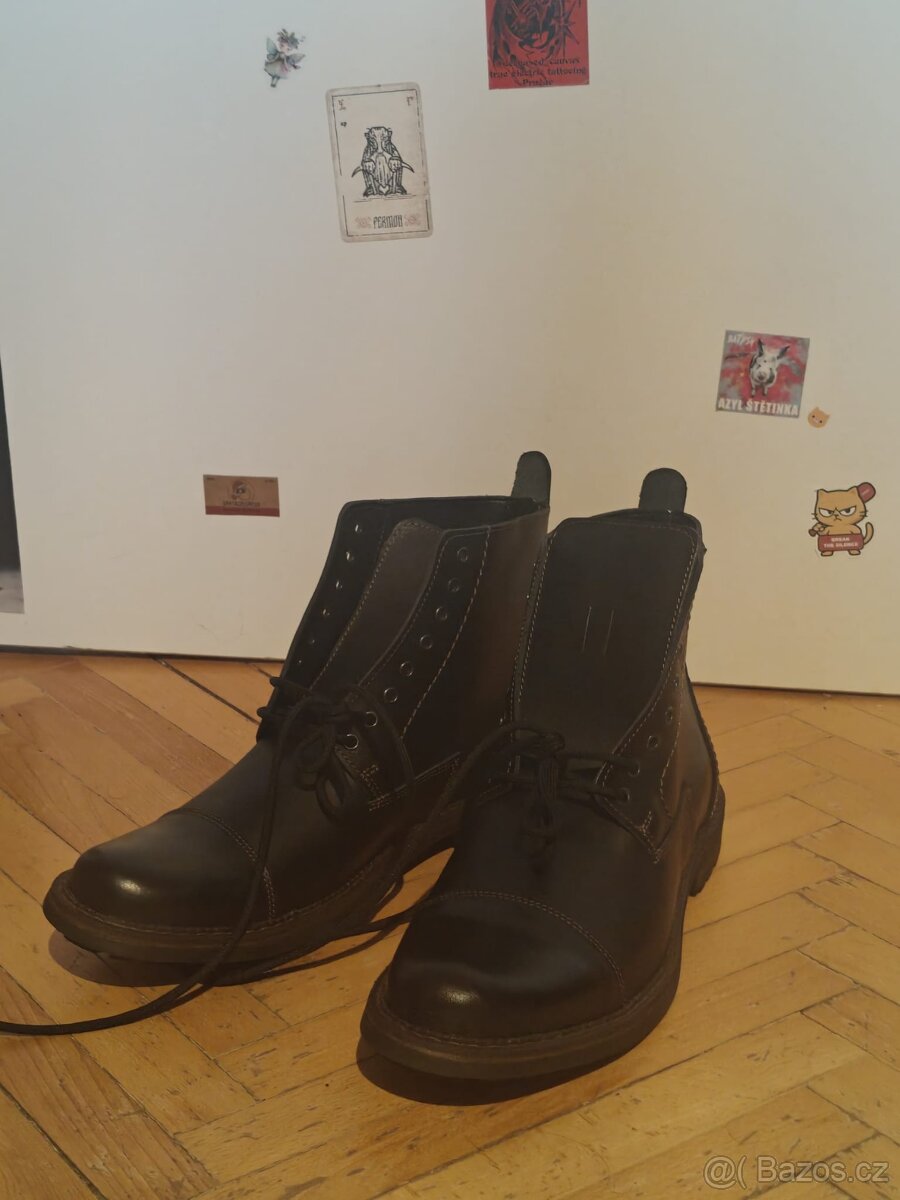 Kožené boty KarolShoes - 2
