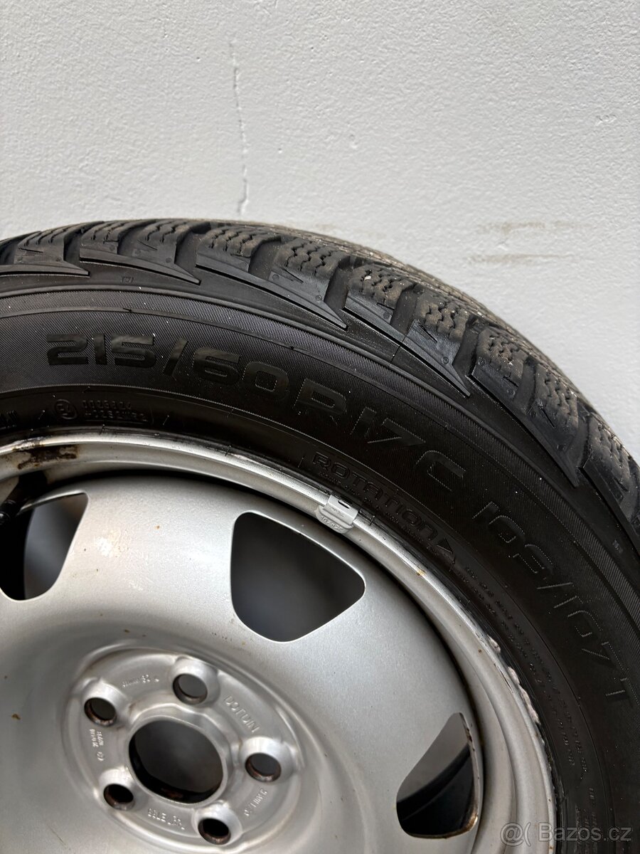 Vw T5 T6 T6.1 Zimní sada Nokian WRC3 215/60/17C - 2