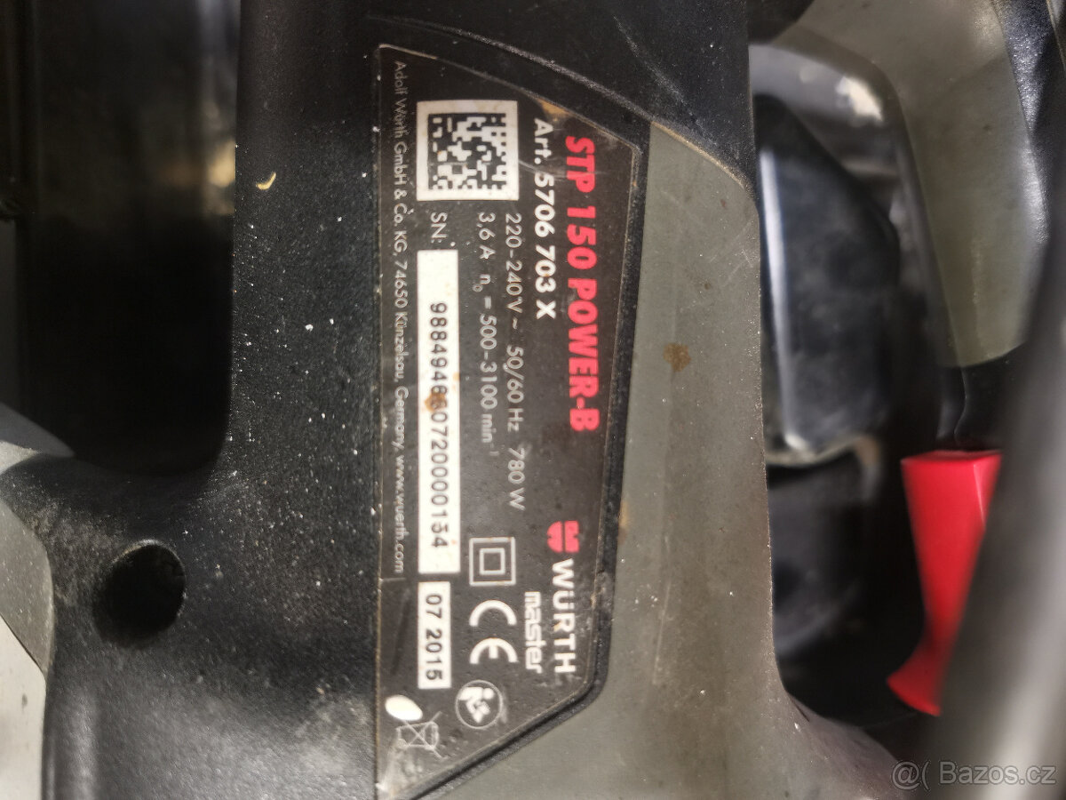 Wurth přímočarka, podstavec, Makita oscilačka+ SDK šroub - 2