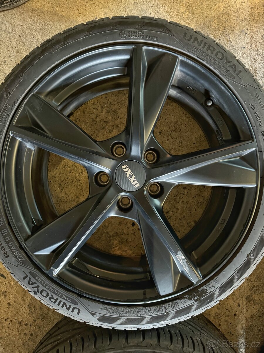 Alu kola 7.5Jx18 ET48 5×114.3 + Letní pneu 225/40 R18 - 2