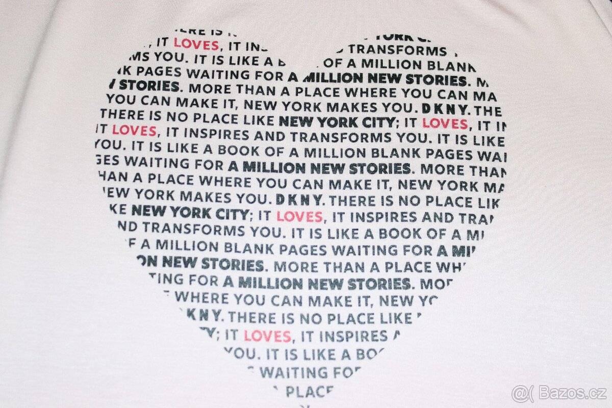 Noční košile / košilka DKNY s 3/4 rukávy vel. XS - 2