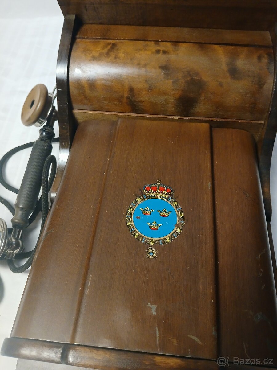 Starožitný nástěnný telefon - 2