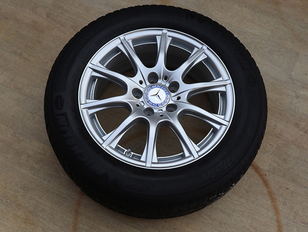 16" Alu kola = 5x112 = MERCEDES C-CLASS – ZIMNÍ + ČIDLA - 2