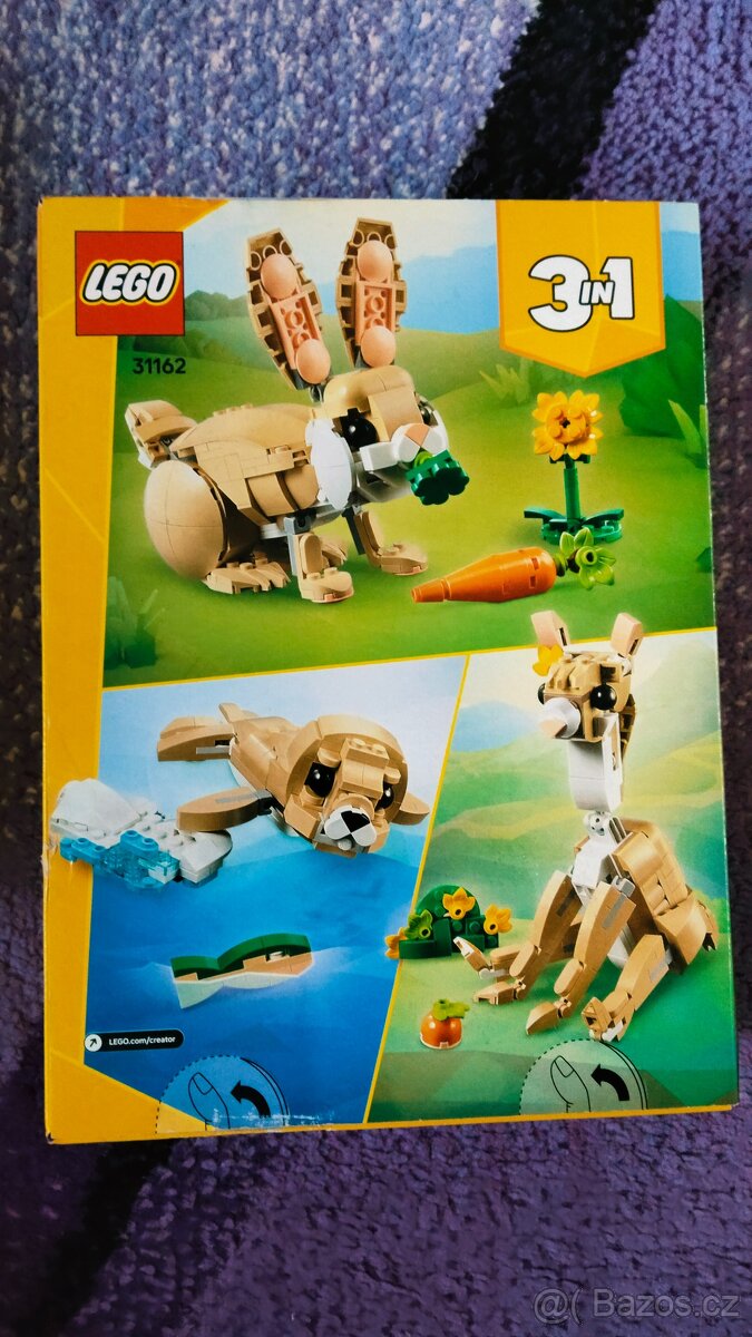 LEGO Creator 3v1 31162 Roztomilý králíček nové, nerozbalené - 2