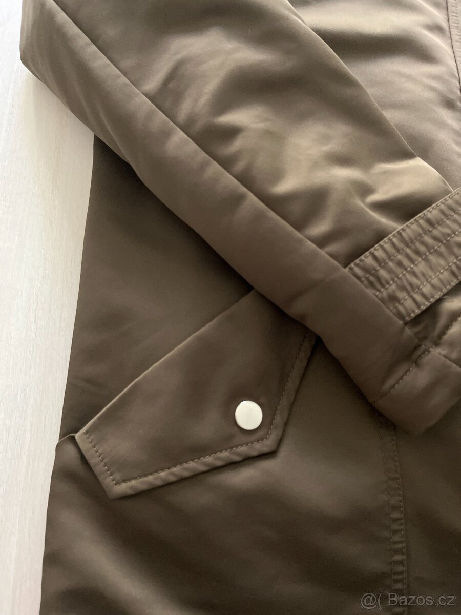 Nová dámská khaki bunda camaieu 2 v1 vel 38 - 2