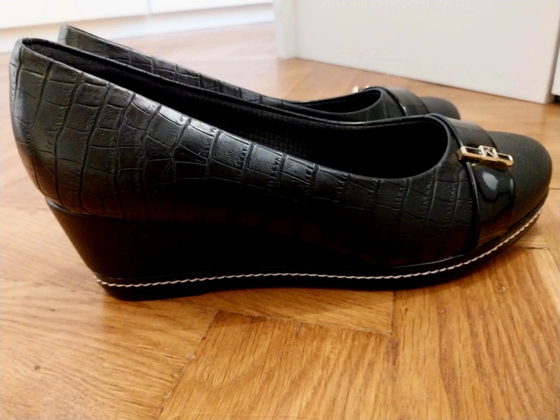 Střevíce, lodíčky na platformě Piccadilly, měkké - 2