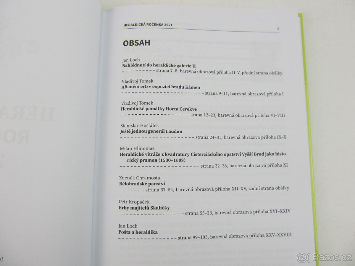 HERALDICKÁ ROČENKA 2021 - heraldika erby znaky šlechta - 2