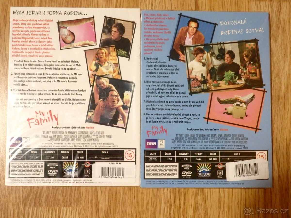 DVD - seriál Moje rodina (76 % dle csfd)-sleva 20% z cen - 2