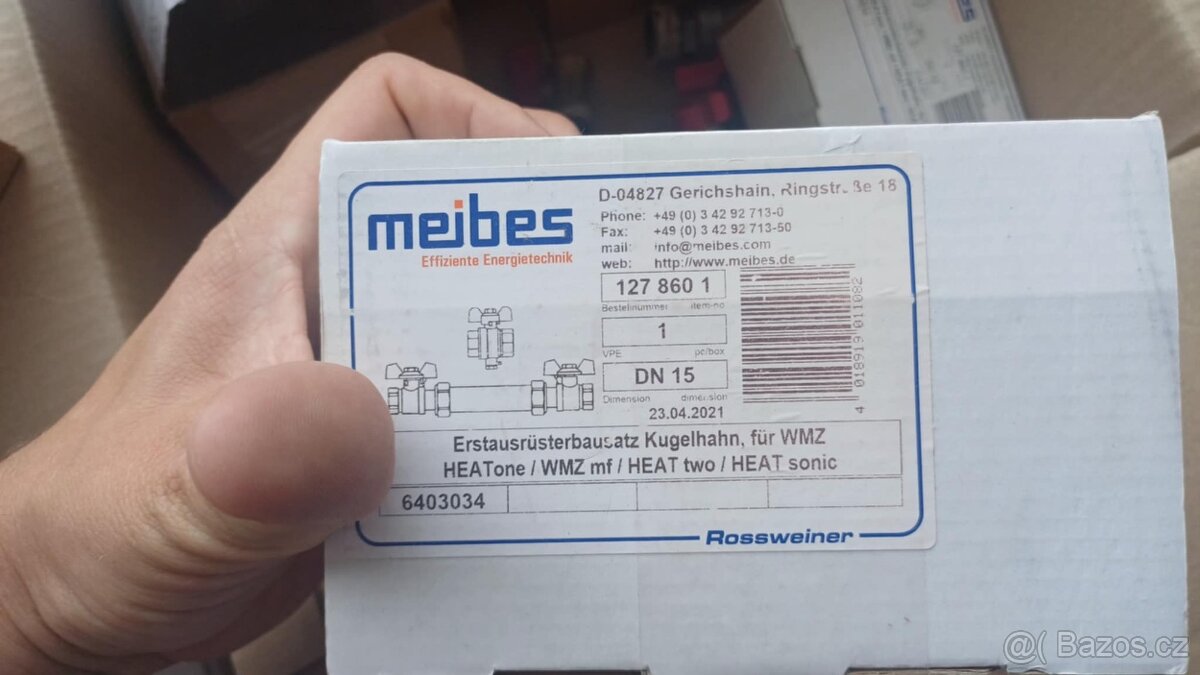 M1278601 - Sada pro napojení měřiče tepla DN 15 - 2