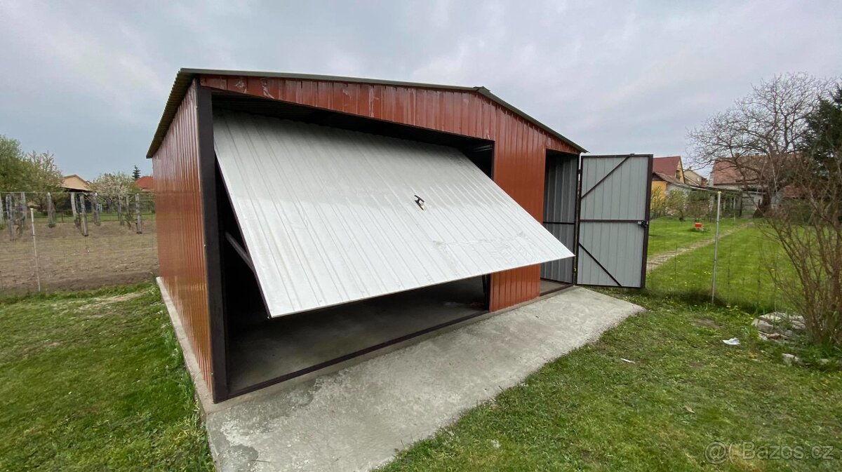 Garaz 5x 5 m .Dodáni a montáž v ceně. - 2