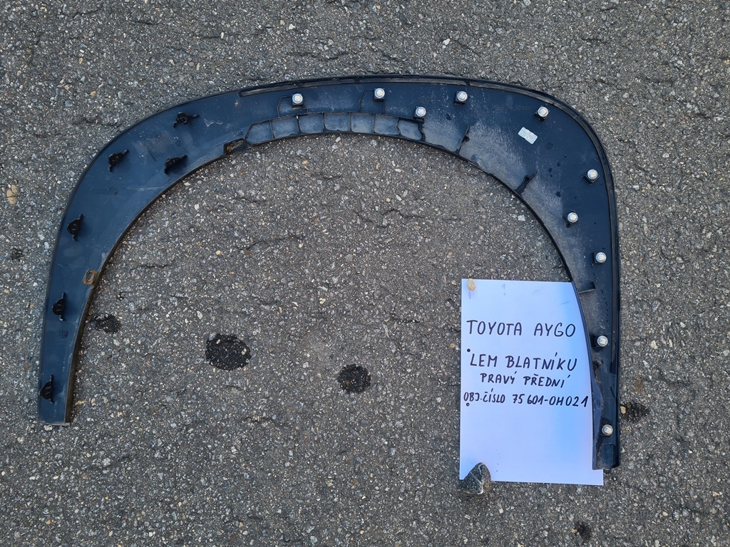 PP lem blatníku Toyota Aygo - 2