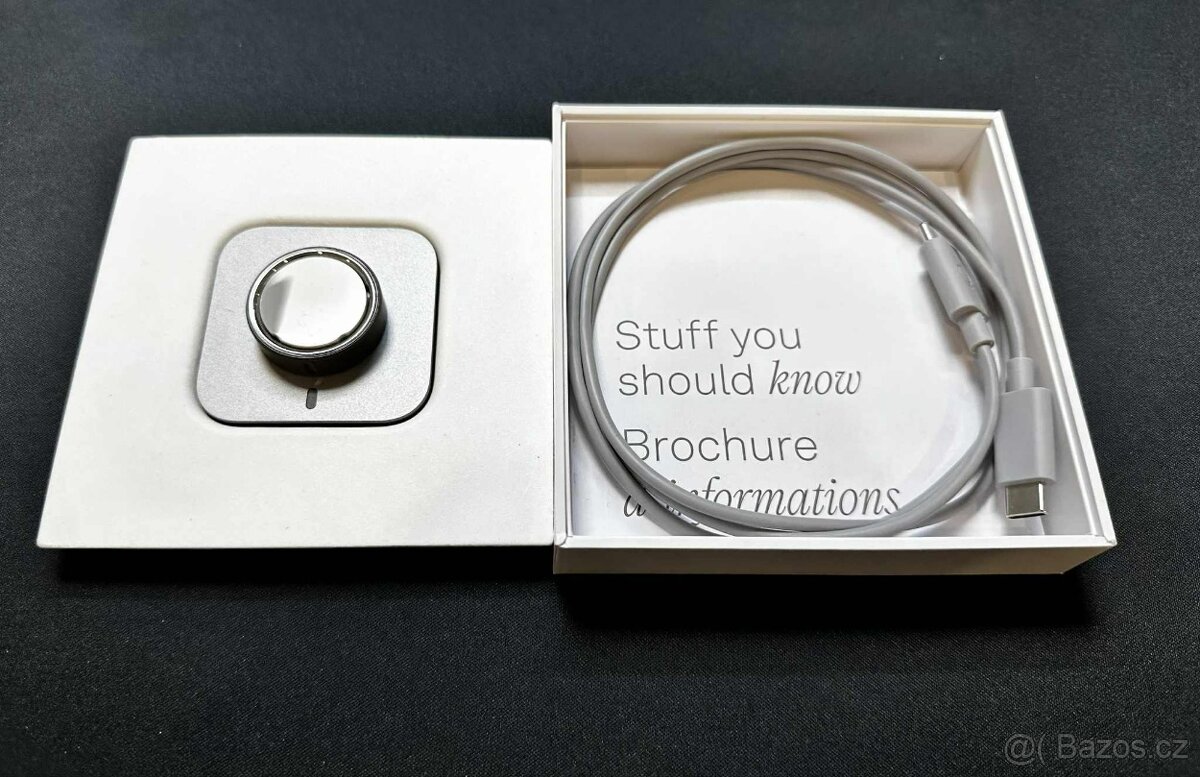 Oura Ring 4.generace, Stealth, vel.14, záruka - 2