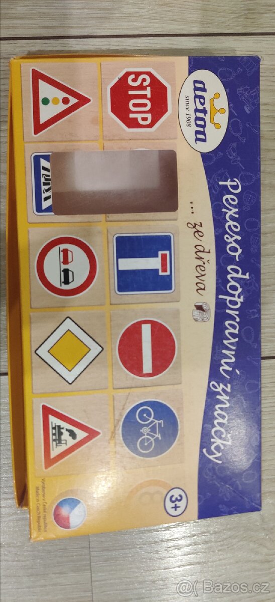 Dřevěné pexeso dopravní značky - 2