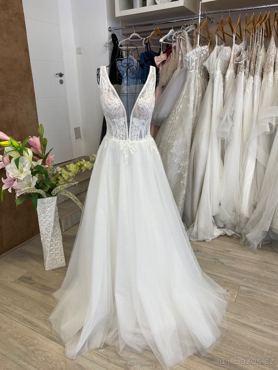 Svatební šaty 32-36 - 2