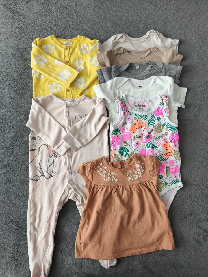 Set dívčího oblečení vel. 68-80 - 2