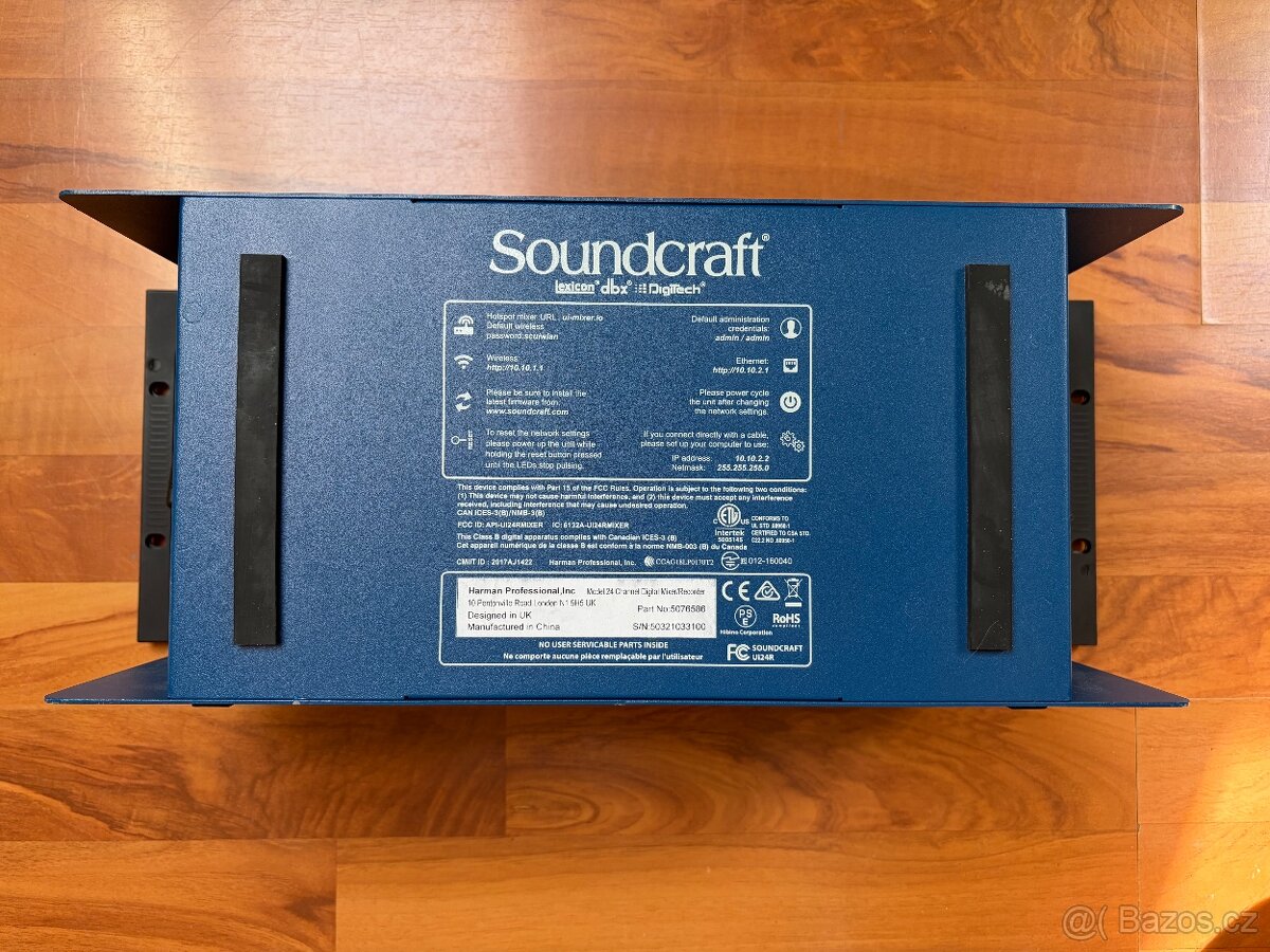 Prodám digitální mix Soundcraft UI24R - 2