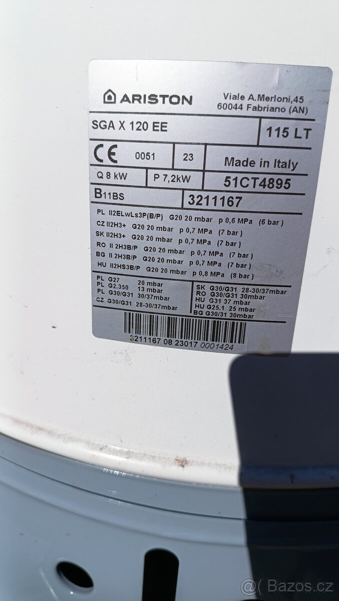 Bojler Ariston 120 l - 2