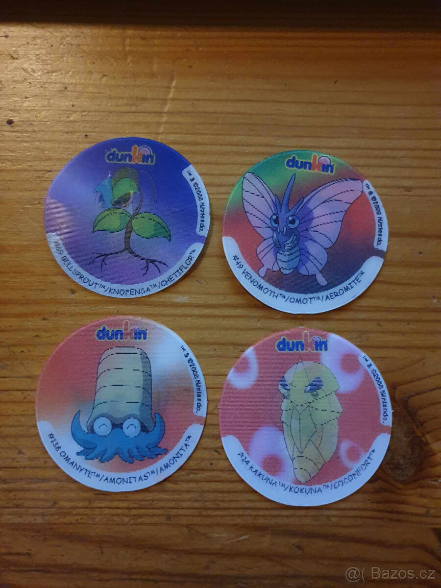 Koupím nebo vyměním Pokemon Dunkin měnící 3D kolečka - 2