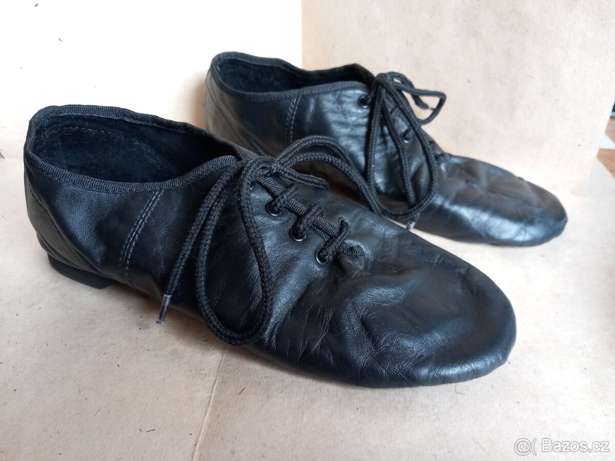 Taneční boty Jazzovky, kožené, velikost 39 - 2