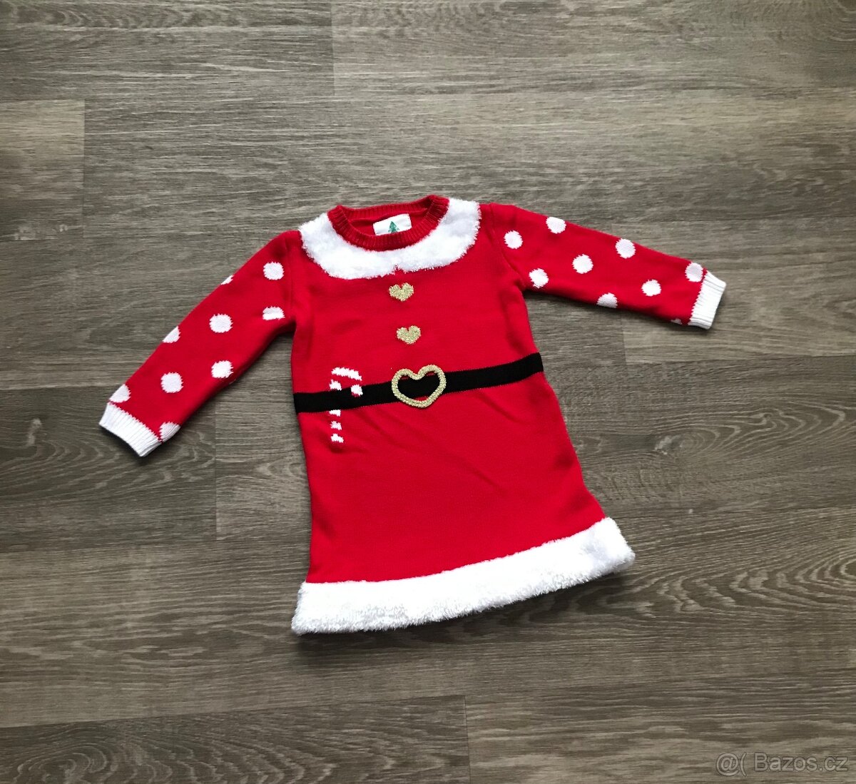 Vánoční šaty, vel. 80/86 - 2