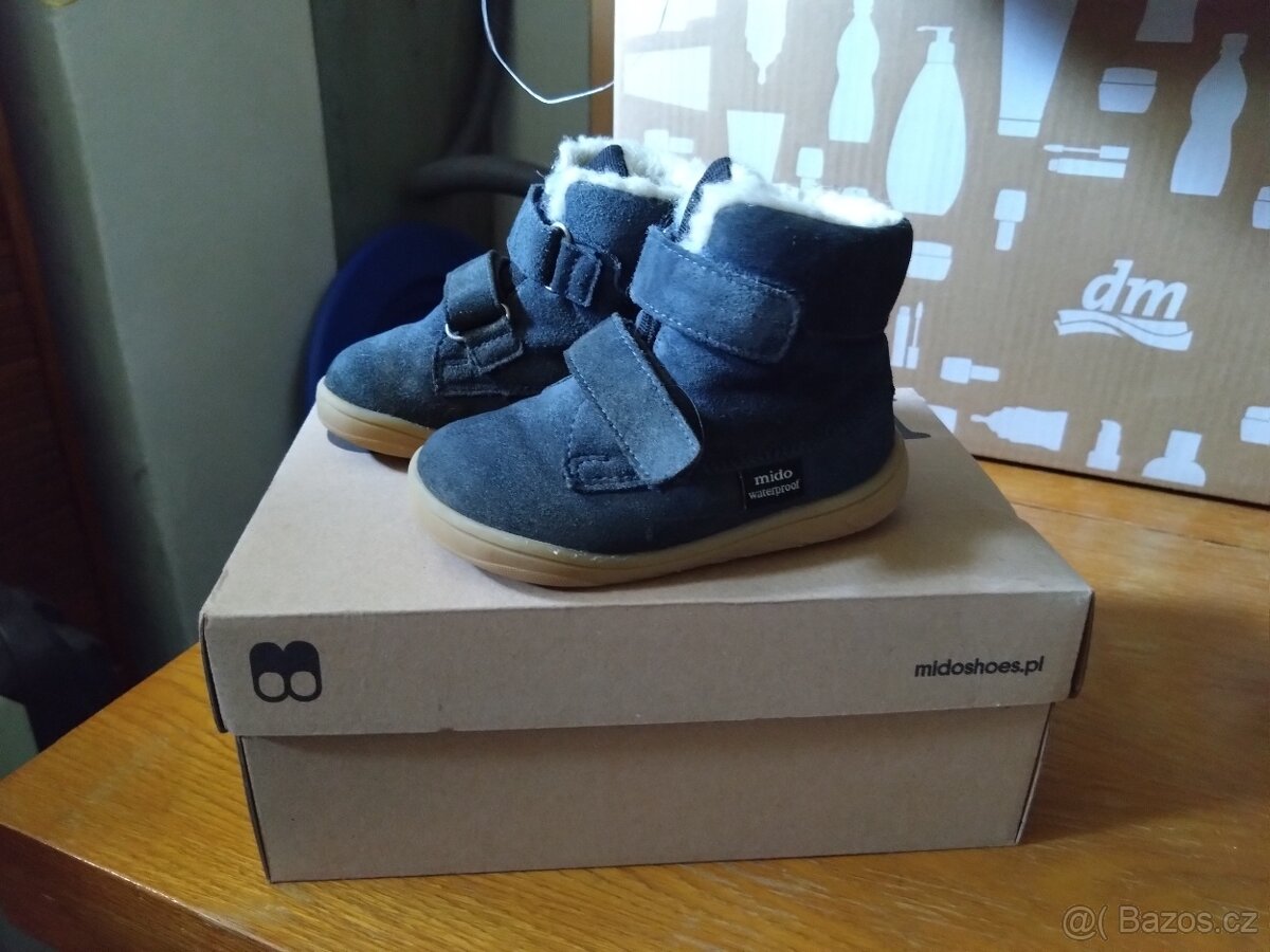 Zimní barefoot boty Mido s membránou velikost 23 - 2