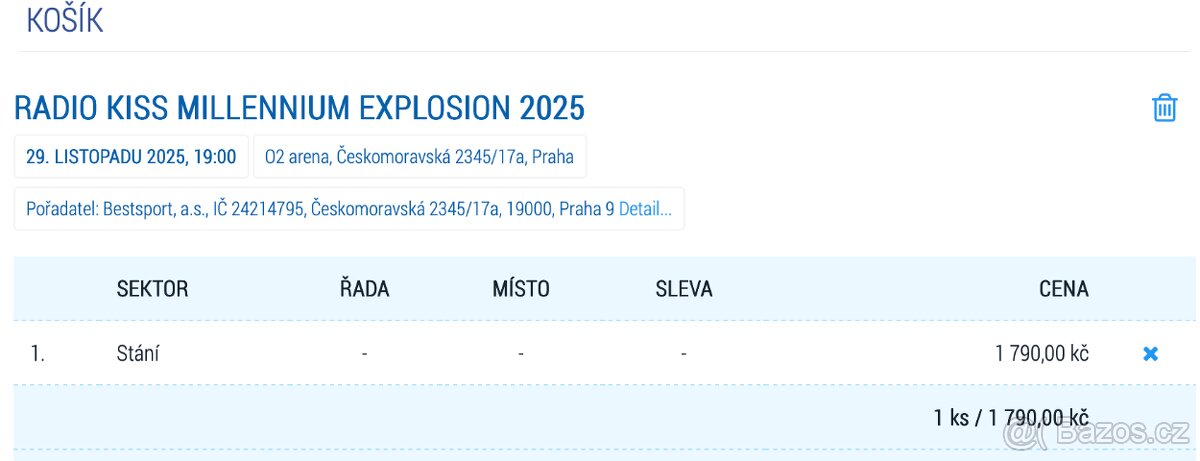 Radio Kiss Milennium Explosion 02 ARENA - SOBOTA 19:00 - 2