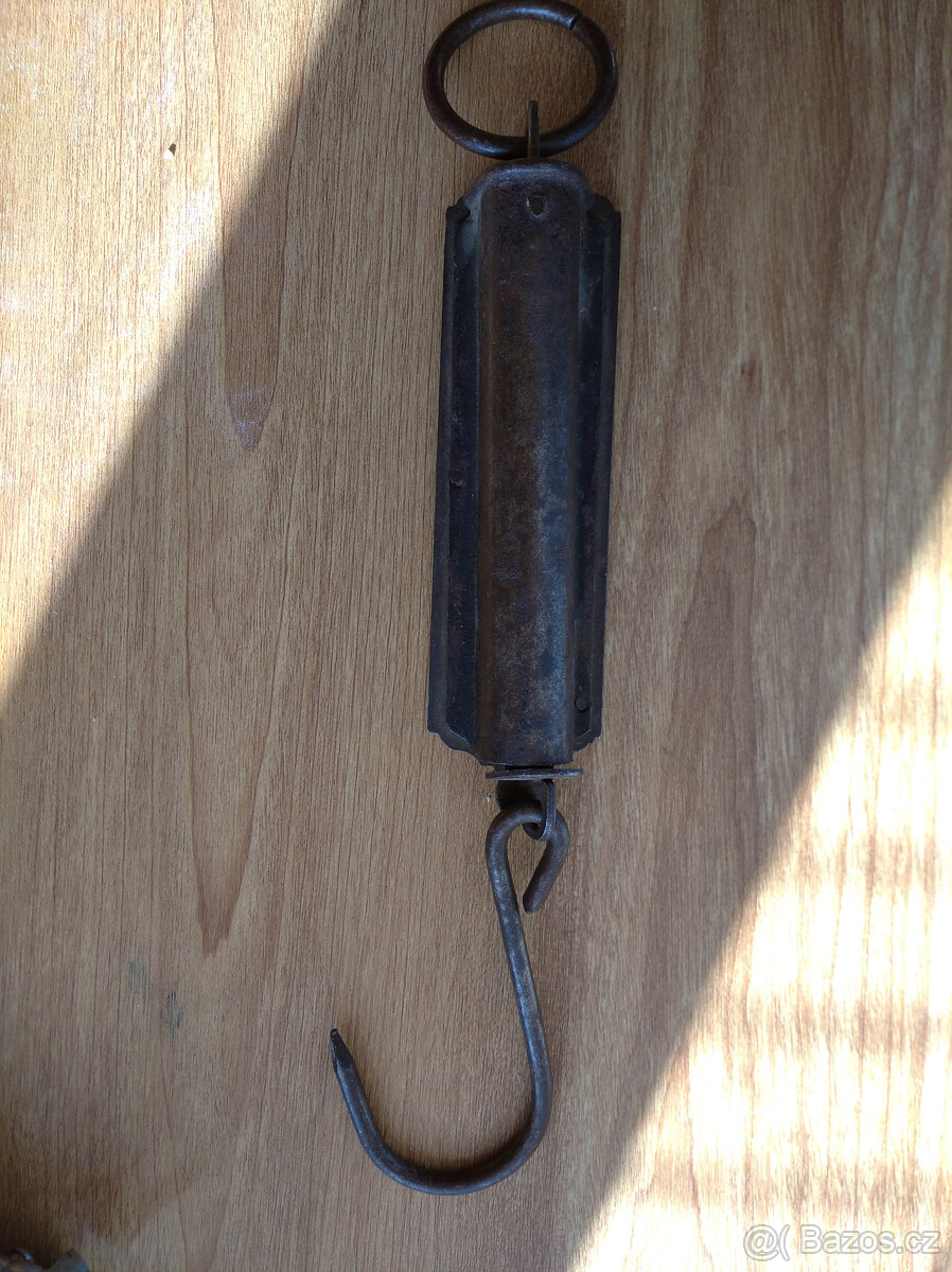 Starožitná kapesní pružinová váha – Pocket Balance 25 kg - 2