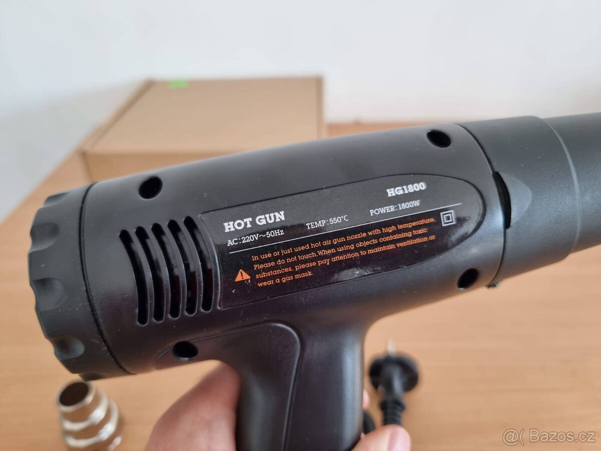 Prodám novou teplovzdušnou pistoli HILDA HG1800 - 2