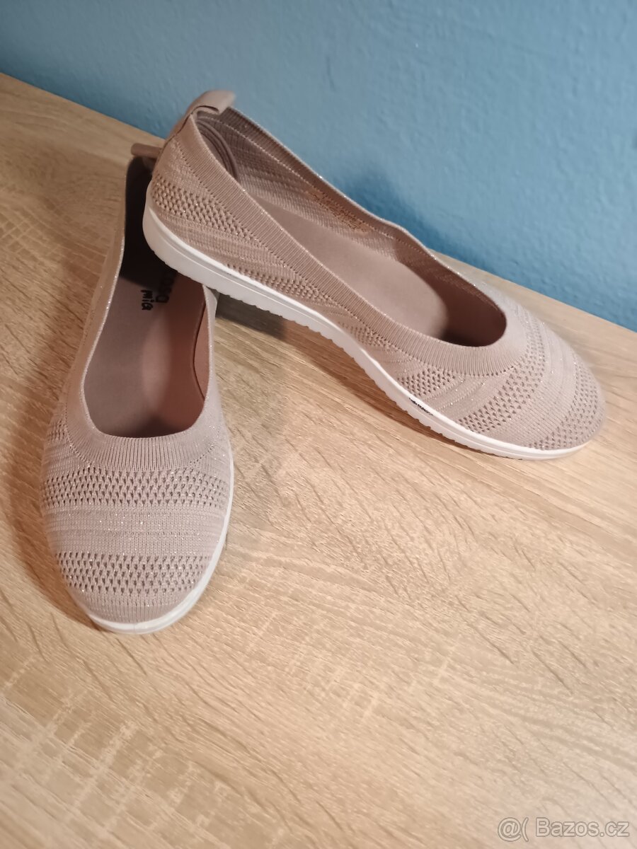 Baleríny vel.37-plátěnky - 2