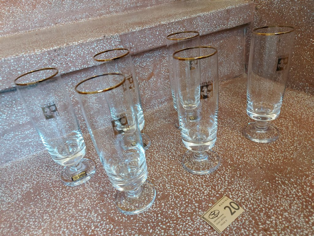 Retro sklenice Ostrava, Balíkovna 39 Kč - 2