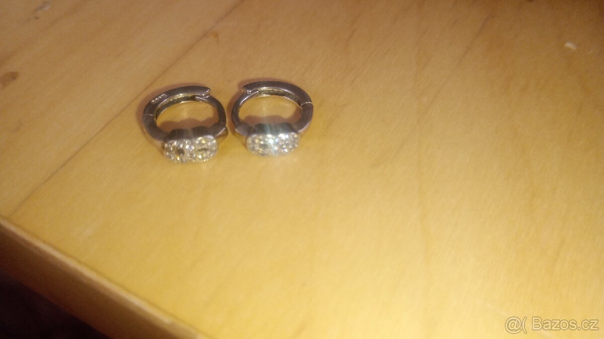 Stříbrné náušnice - 2