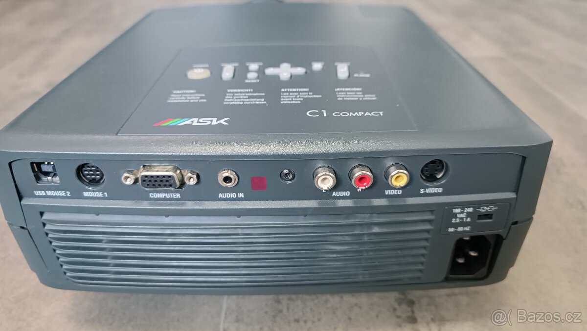 Datový projektor ASK C1 Compact 800x600 SVGA - 2