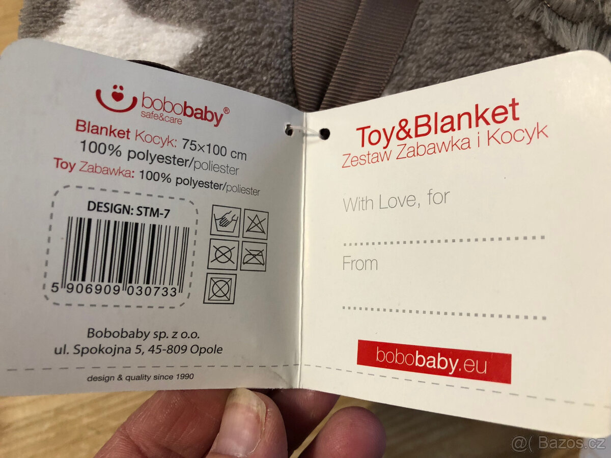 Deka s hračkou, medvěd - 2