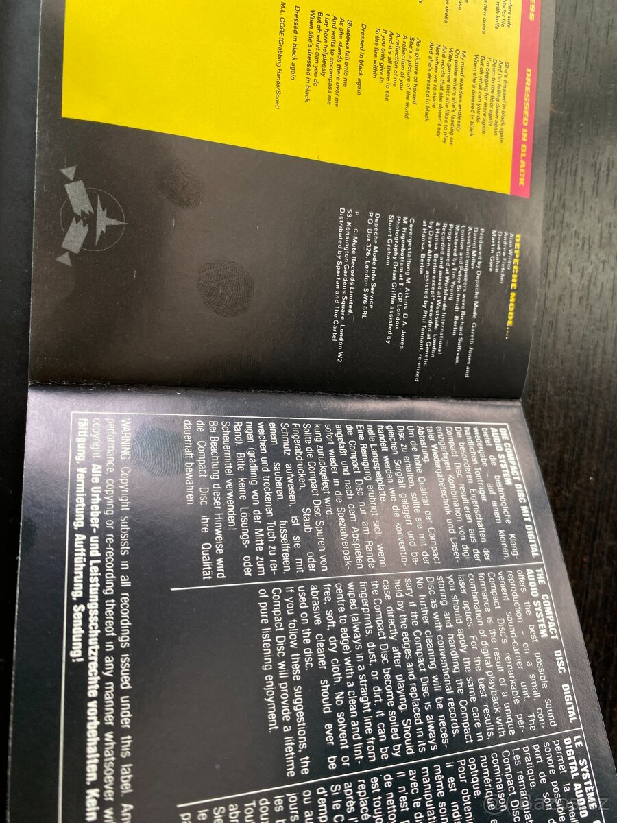 DEPECHE MODE: BLACK CELEBRATION, 1986, 1. ČESKOSLOVENSKÉ VYD - 2