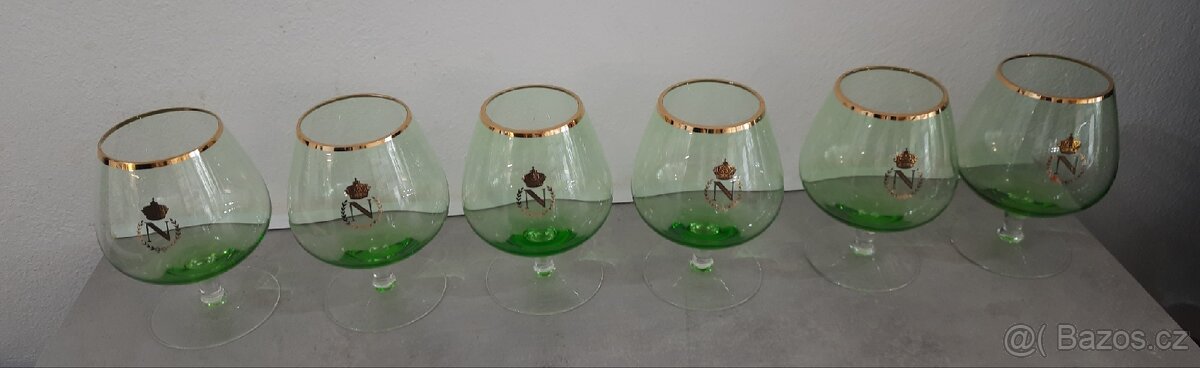 Skleničky " Napoleonky" zelené - 2