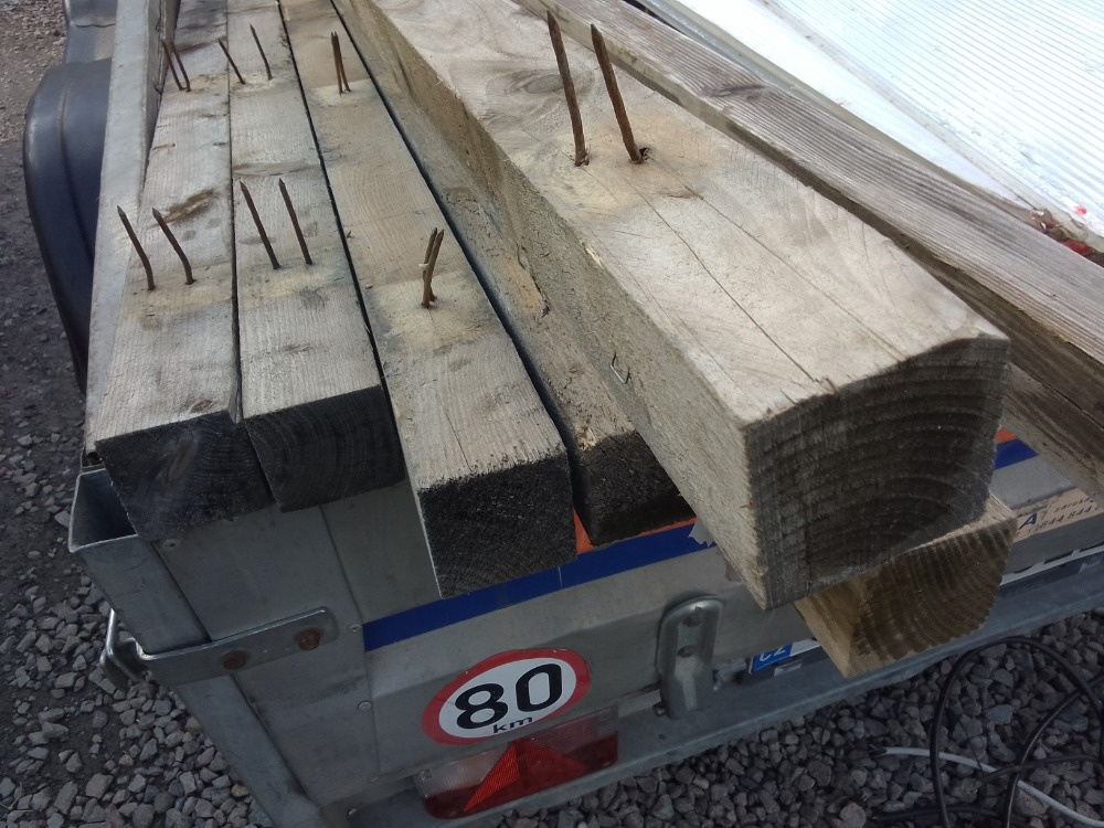 Dřevěné trámy 1 - 2