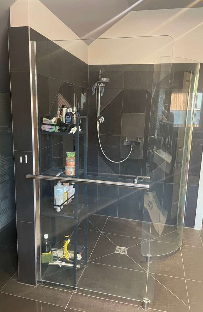 Sprchová zástěna půlkulatá - šnek - 2