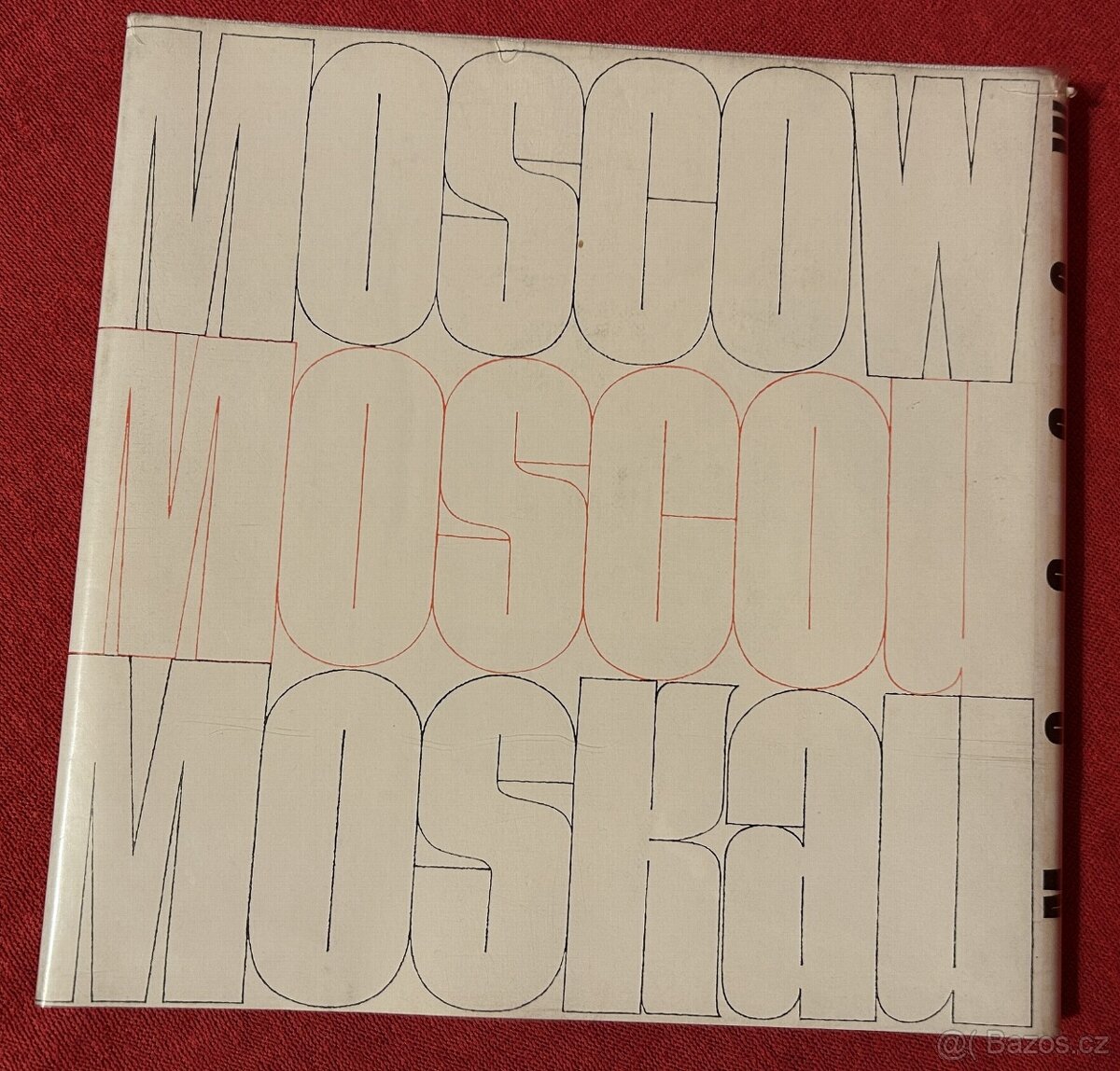 Sovětská kniha fotografií Moskva - 2