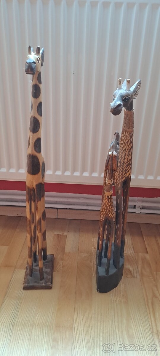 Žirafa - dřevěné dekorace - 2
