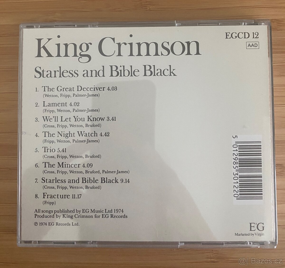 CD King Krimson - Starless and Bible Black - 2