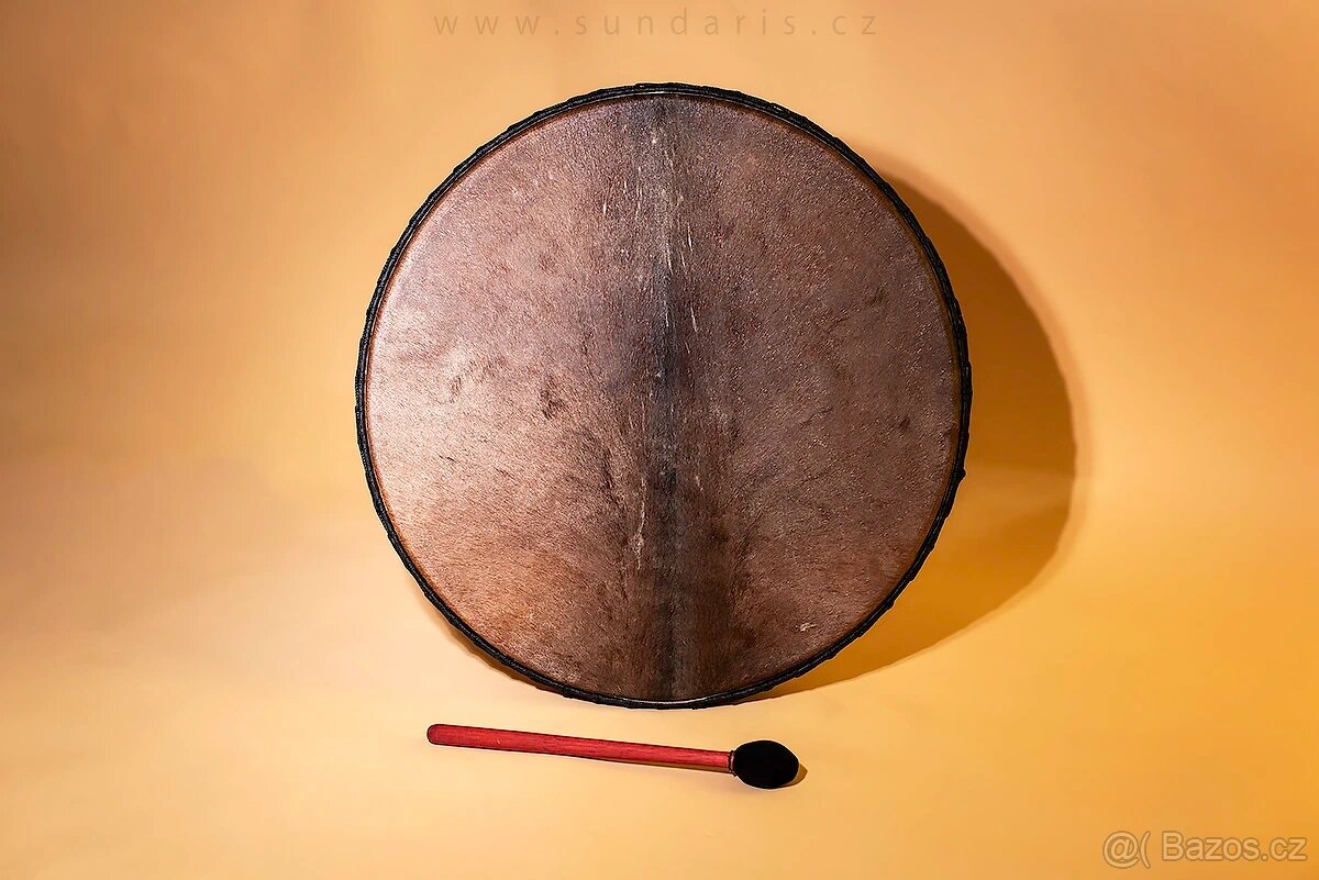 Šamanský Buben s Chlupatou Blánou 60 cm - 2