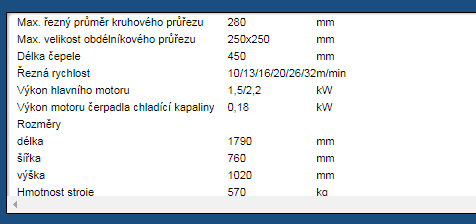 Pila na kov OH253 - 2