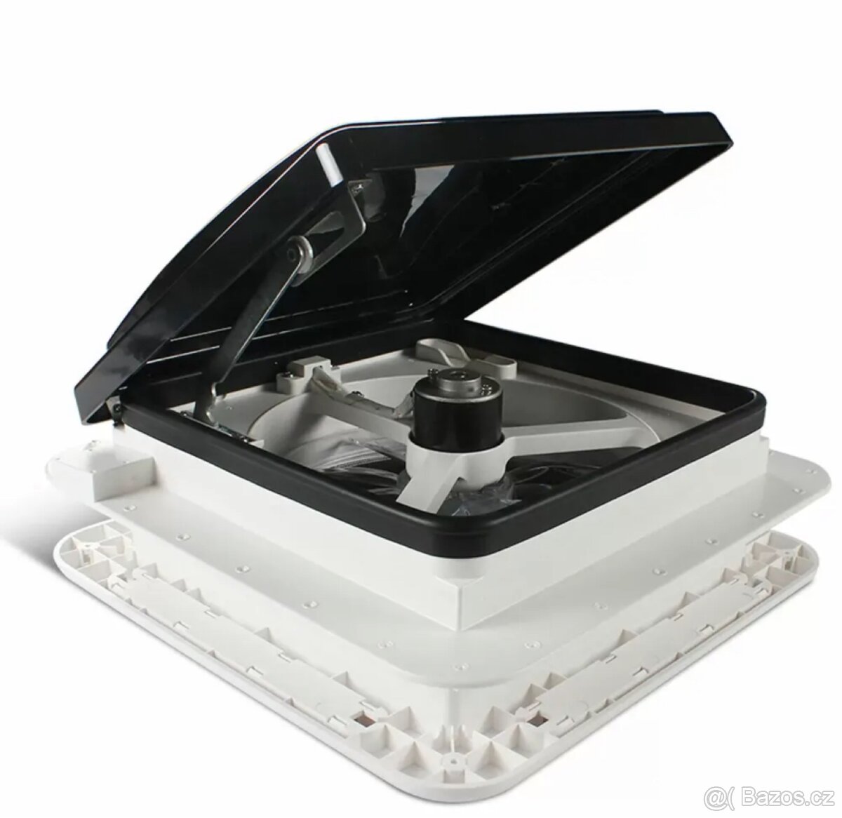 Střešní větrací ventilátor 28x28cm Pro karavan s LED - 2
