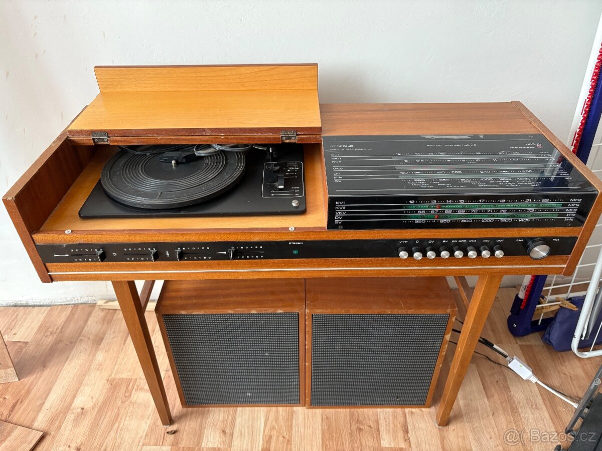 Stereopřijímač/Rádio/Gramofon/starožitný nábytek - 2