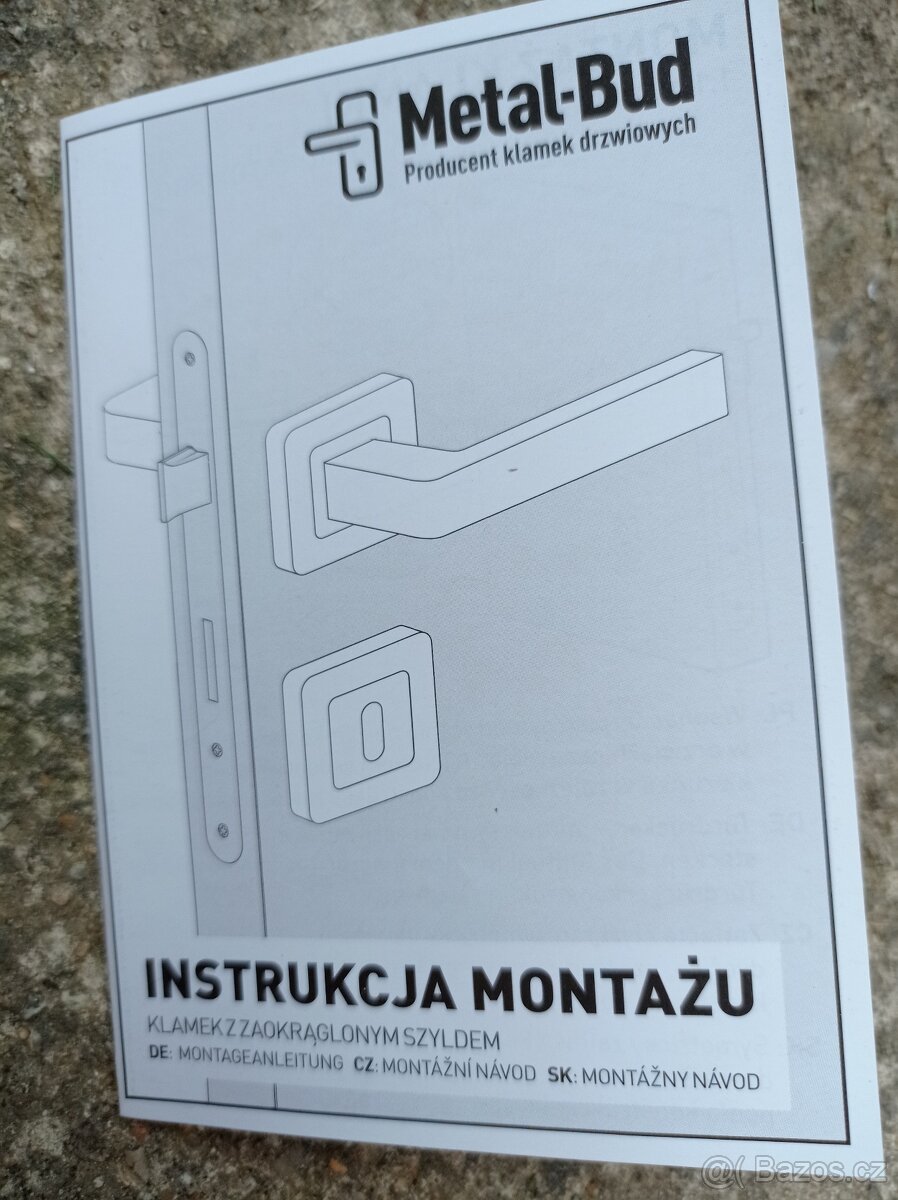 Dveřní klika Metal-Bud TOPAZ nerezová ocel - 2