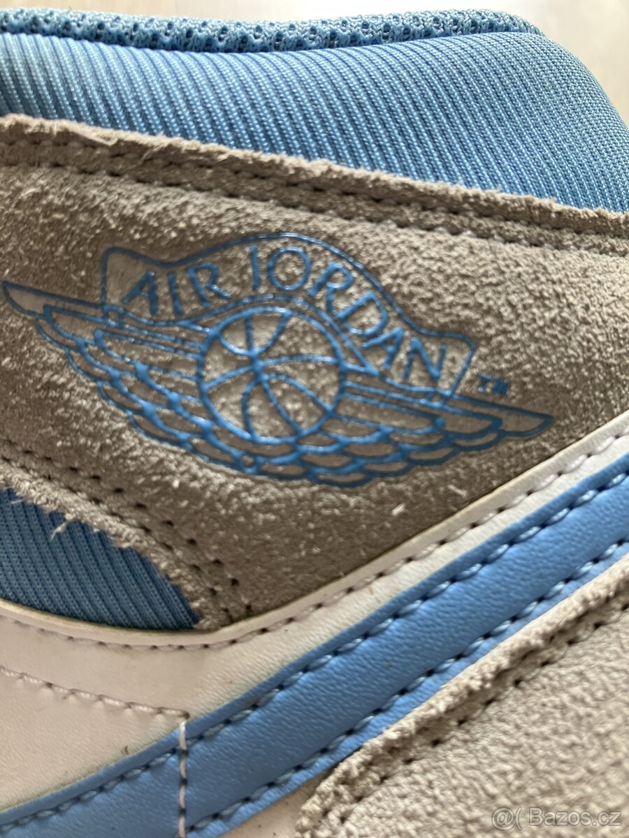 Air Jordan 1 mid university blue/gray - 2