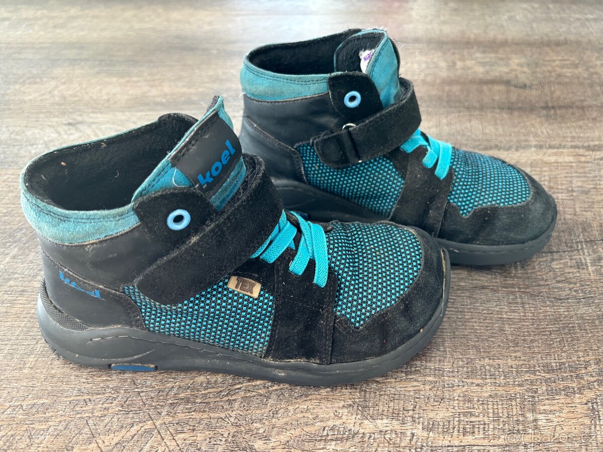 Zimní dětské barefoot boty Koel s membránou vel 32 - 2